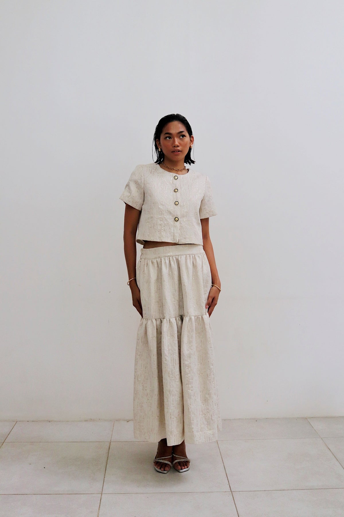 Meleanule Jacquard Coordinated Look