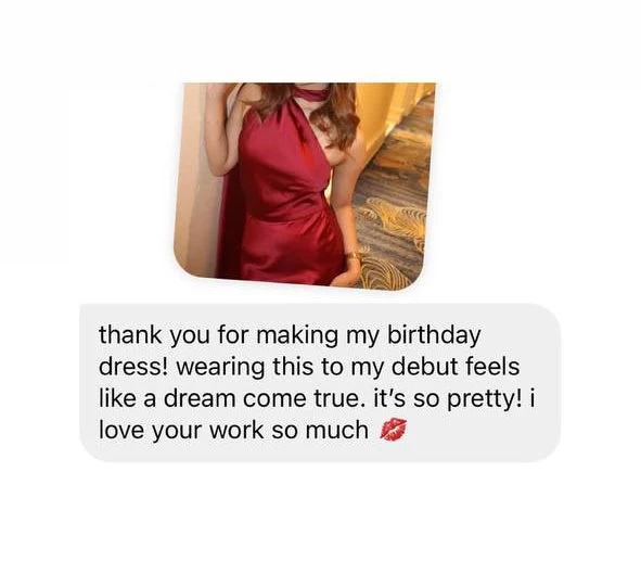 Testimonial screenshot