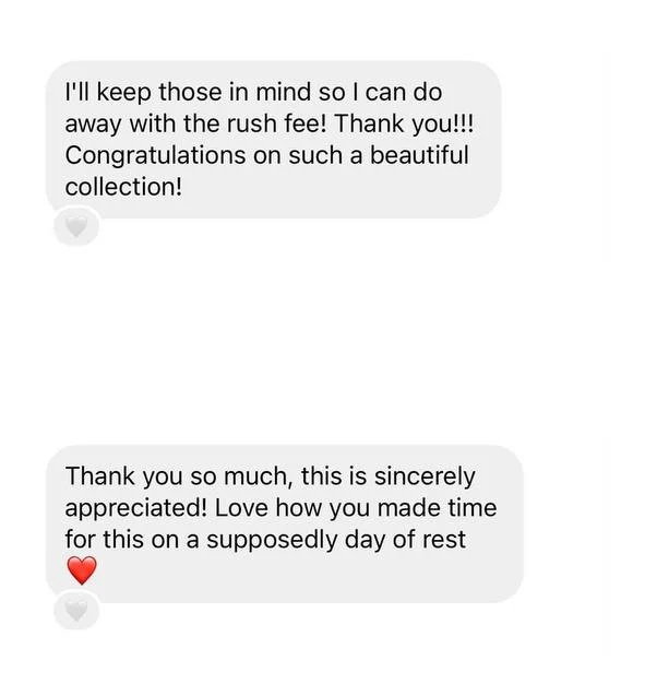 Testimonial screenshot
