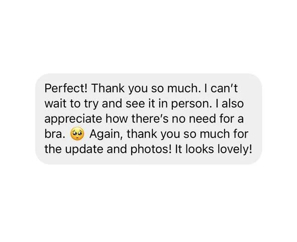 Testimonial screenshot