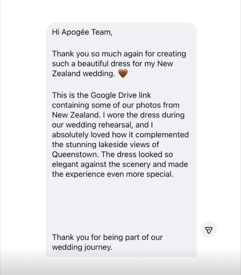 Testimonial screenshot