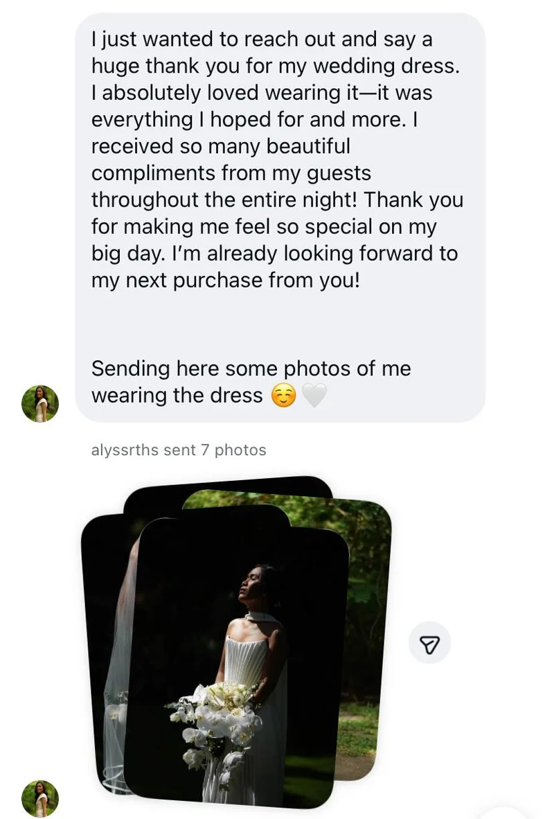 Testimonial screenshot