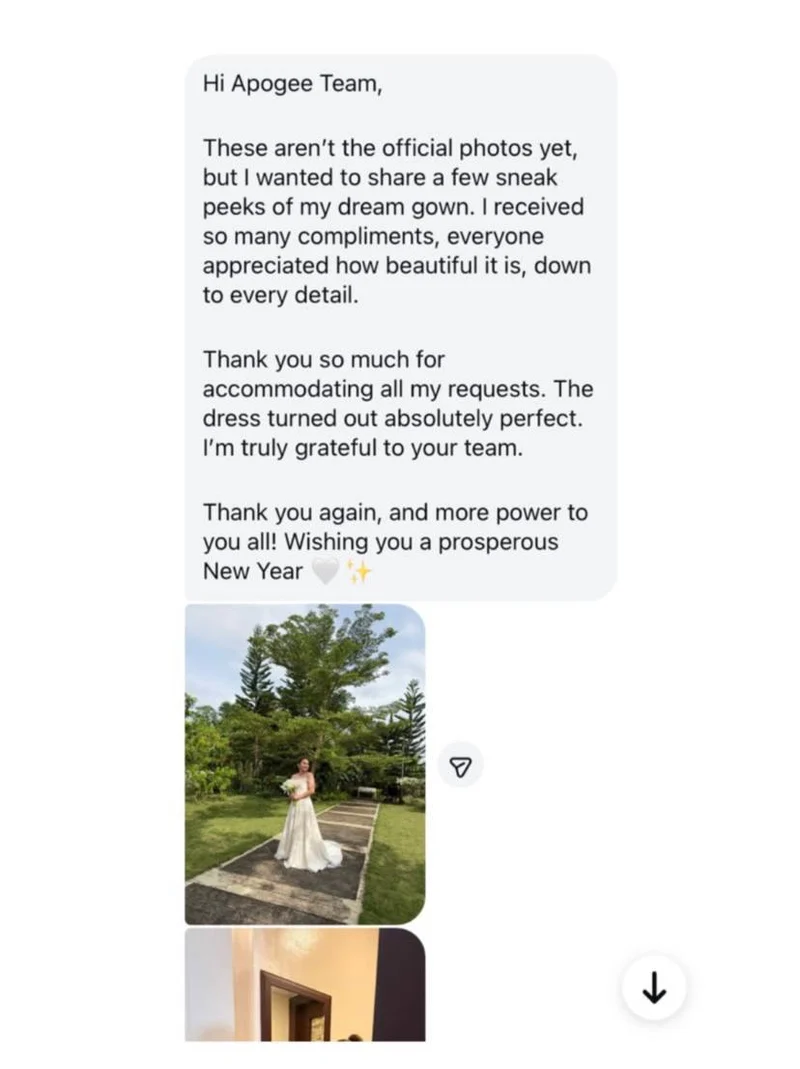 Testimonial screenshot