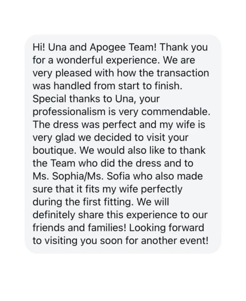 Testimonial screenshot