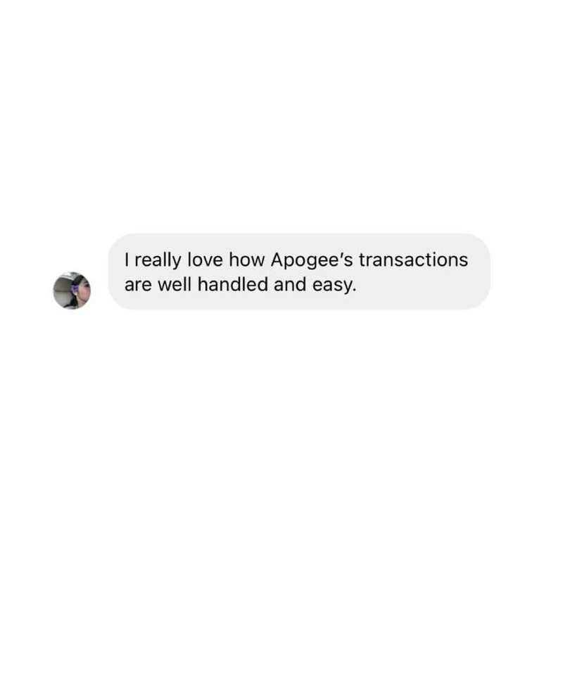 Testimonial screenshot