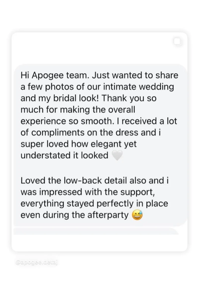Testimonial screenshot