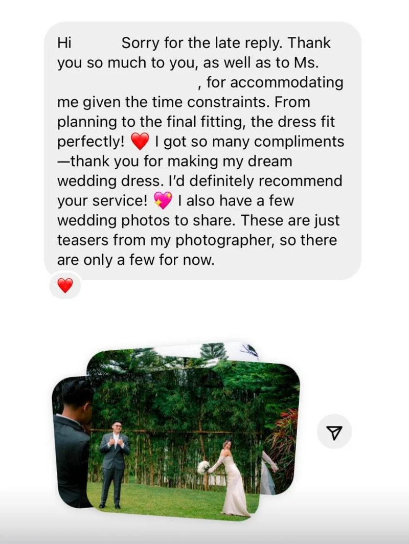 Testimonial screenshot