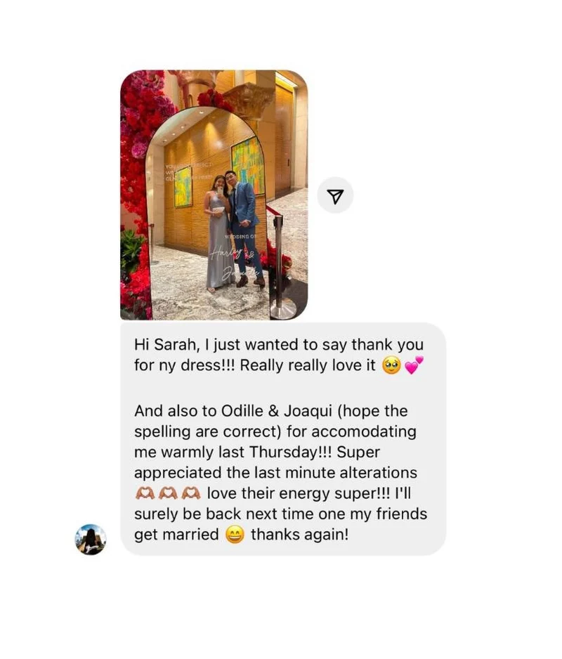 Testimonial screenshot